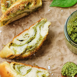 Chlebek z pesto